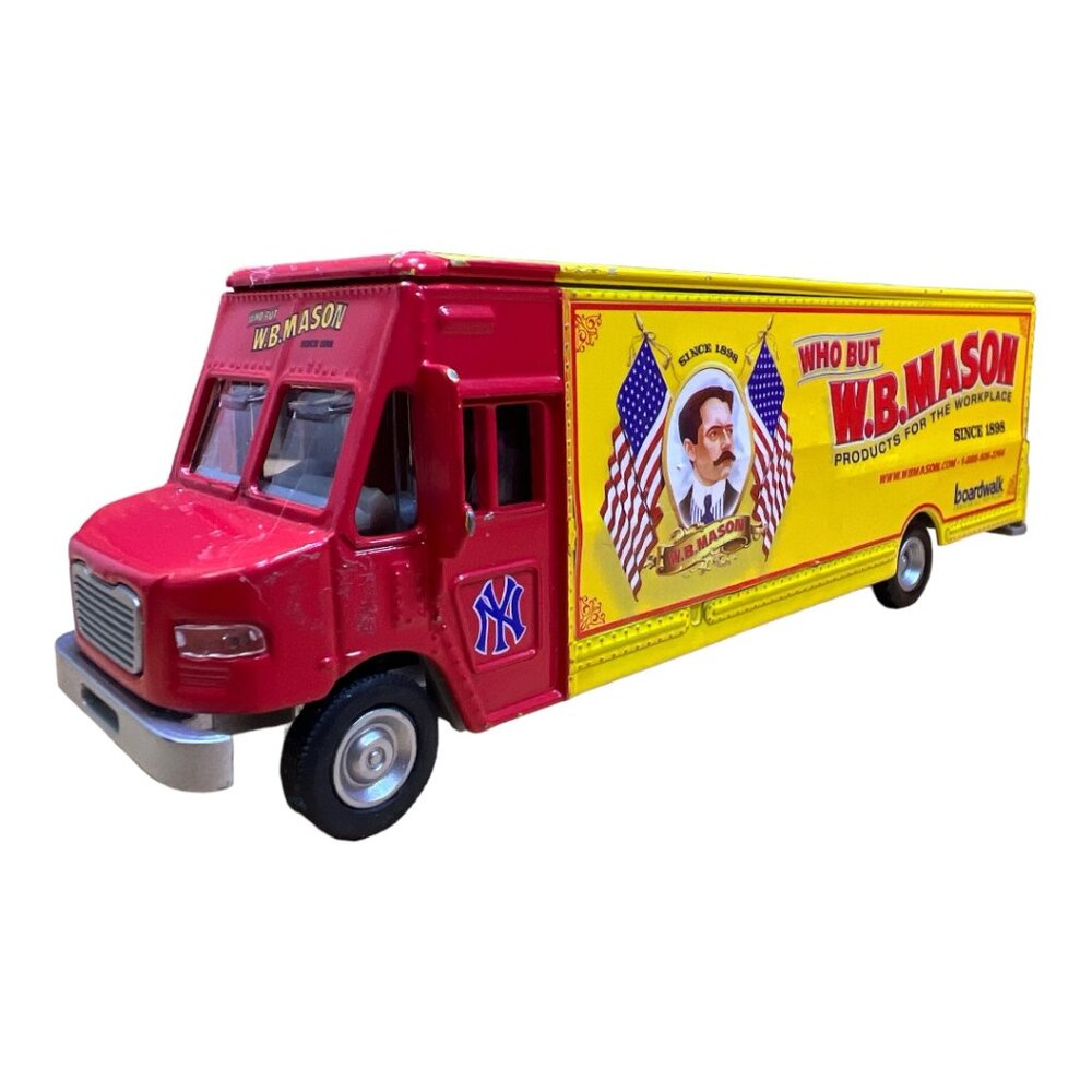 Vintage Limited Edition W.B Mason New York Yankee Same Day Delivery Truck Bus